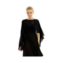 Capa Elegante De Chiffon Para Casamento Feminina, Acessórios Para Noivas