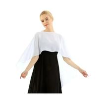 Capa Elegante De Chiffon Para Casamento Feminina, Acessórios Para Noivas