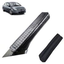 Capa em Couro Alavanca Freio de Mão Honda Civic 2001 2002 2003 2004 2005 2006