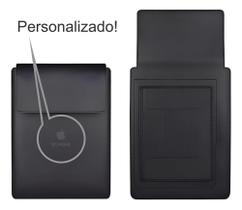 Capa Em Couro Com Suporte elevado para ventilação de Notebooks E Mackbooks - Personalizavel Capa Em Couro Com Suporte elevado para ventilação de Notebooks E Mackbooks - Personalizavel