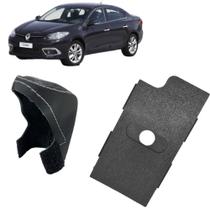 Capa em Couro e Esteira Guarda Pó do câmbio automático Fluence Xtronic 2011 a 2018