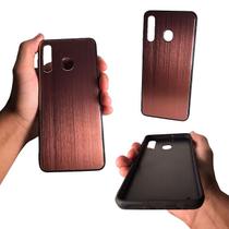 Capa em tpu com suporte compatível com samsung galaxy a20 / a30 (tela: 6.4") (4g) cor:cobre / borda preta Capa em tpu com suporte compatível com samsung galaxy a20 / a30 (tela: 6.4") (4g) cor:cobre / borda preta