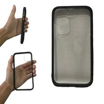 Capa em tpu compatível com apple iphone 11 (tela: 6.1") (4g) cor:transp. / borda preta