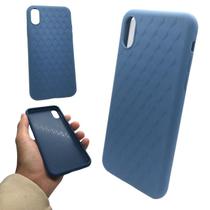 Capa em tpu compatível com apple iphone x / xs (tela: 5.8") (4g) cor:azul marinho