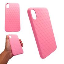 Capa em tpu compatível com apple iphone xr (tela: 6.1") (4g) cor:rosa Capa em tpu compatível com apple iphone xr (tela: 6.1") (4g) cor:rosa