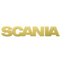 Capa Emblema Grade Para Scania S4 Dourado Capa Emblema Grade Para Scania S4 Dourado