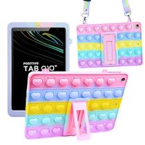 Capa Emborrachada Adaptável p/ Tablet Positivo Tab Q10 T2050C 10,1"