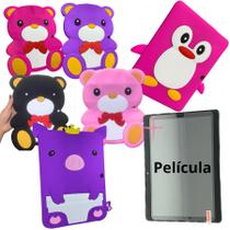 Capa emborrachada infantil + Película Adaptável p/ Tablet M10 3g Nb391 Multilaser