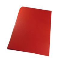 Capa Encadernação A4 Vermelha PP Couro 0,30mm 100 Unidades Capa Encadernação A4 Vermelha PP Couro 0,30mm 100 Unidades