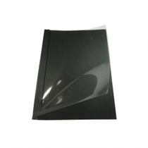 Capa Encadernação Térmica Frente Costa 60 Folha A4 Preta