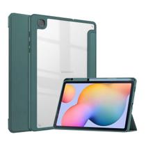 Capa encaixe perfeito e fundo acrílico para Tab S6 Lite