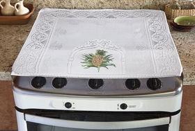 Capa envelope para fogão de renda