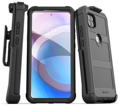 Capa Envoltória com Protetor de Tela para Motorola One 5G ACE Capa Envoltória com Protetor de Tela para Motorola One 5G ACE