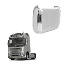 Capa Espelho Auxiliar Superior para Volvo FH FM Cromada