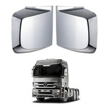 Capa Espelho Inferior Cromado p Mercedes-Benz Actros LE LD
