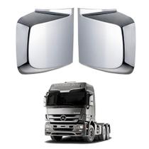 Capa Espelho Inferior Cromado p Mercedes-Benz Actros LE LD