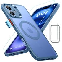 Capa ESR para iPhone 16 Plus com protetor de tela, azul Capa ESR para iPhone 16 Plus com protetor de tela, azul