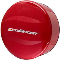 Capa Estepe Injetada Aro 16 Vermelho Arpoador Acompanha Cadeado Ecosport Nk-158083