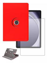Capa Estilosa Giratória + Película e Caneta Touch Para Lançamento Tab Galaxy A9 Plus 11 polegadas X210 X216