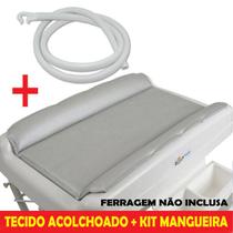 Capa Estofada + kit Mangueira Para Banheira Millenia Original 3014 Pinos 10 - Burigotto