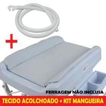 Capa Estofada + kit Mangueira Para Banheira Millenia Original 3014 Pinos 10 Burigotto