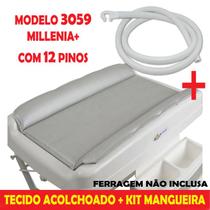 Capa Estofada + Kit Mangueira Para Banheira Millenia+ Original 3059 12 Pinos - Burigotto