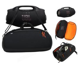 Capa Estojo Bolsa Mala para - Boombox 4 Com Bolso Alça Nova