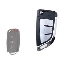 Capa/Estojo Para Chave De Carro VW Beetle Caddy Eos Golf Jetta Polo Scirocco Tiguan Touran Skoda Capa/Estojo Para Chave De Carro VW Beetle Caddy Eos Golf Jetta Polo Scirocco Tiguan Touran Skoda
