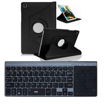 Capa executiva p/ Tablet Samsung X200 X205 10.5 MiniTeclado Bluetooth c/ Touchpad