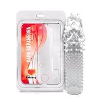 Capa Expansora com Nódulos 13cm Silicone Transparente Sexy fantaxy Capa Expansora com Nódulos 13cm Silicone Transparente Sexy fantaxy
