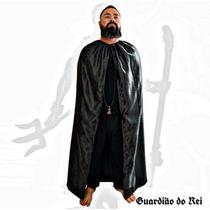 Capa Exu Pomba Gira sem gola Cetim Umbanda Candomblé Quimbanda Ifa Bruxo Feiticeiro Mago