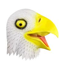 Capa facial completa de látex Mask Eagle para fantasia de festa