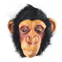 Capa facial completa em vinil Costume Play Prop Big Eared Monkey