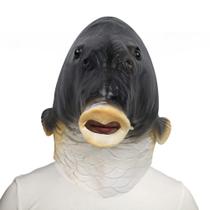 Capa facial Moanyt Animal Fish Head Latex Halloween Party Capa facial Moanyt Animal Fish Head Latex Halloween Party