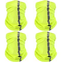 Capa facial Neck Gaiter, máscara, cachecol SATINIOR, amarelo reflexivo Capa facial Neck Gaiter, máscara, cachecol SATINIOR, amarelo reflexivo