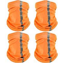 Capa facial Neck Gaiter, máscara, cachecol, SATINIOR, laranja reflexiva Capa facial Neck Gaiter, máscara, cachecol, SATINIOR, laranja reflexiva