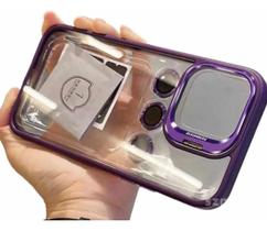 Capa Fashion Metal Stand Case Para iPhone 12 - 6.1 - LILAS