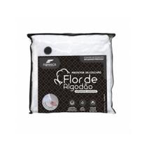 Capa Fibrasca Impermeável - Flor De Algodão - Branco