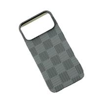 Capa Fina De Fibra De Carbono Antichoque Fosca Para iPhone 17 pro Max 16 15 14 13 Com Padrão Xadrez