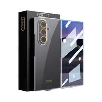 Capa Fina Ultrafina Fosca De PC Para Samsung Galaxy Z Fold 7 6 Com Protetor De Tela Integrado E Capa