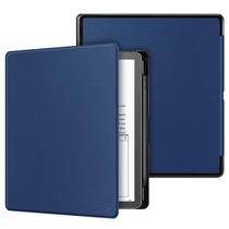 Capa Fintie Slim para Kindle Scribe 10.2 com porta-canetas azul marinho