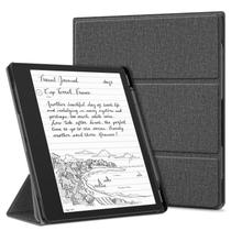 Capa Fintie Stand para Kindle Scribe 10,2" com suporte para canetas cinza