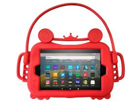 Capa Fire Hd 8 Infantil Suporte Veicular - Vermelha