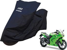 Capa Fixação Elástico Impermeável Moto Kawasaki Ninja 250R Capa Fixação Elástico Impermeável Moto Kawasaki Ninja 250R