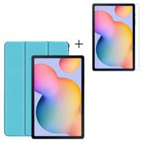 Capa Flip Magnetica AutoSleep Para Tab S6 Lite + Vidro 9h