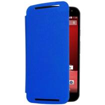 Capa Flip Shell para Moto G 2ª Geração 89744N Azul MOTOROLA