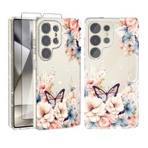 Capa Floral Ratcase para Samsung Galaxy S25 Ultra Capa Floral Ratcase para Samsung Galaxy S25 Ultra