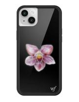 Capa Floral Wildflower Orchid para iPhone 13/14 - Preta e Roxa Capa Floral Wildflower Orchid para iPhone 13/14 - Preta e Roxa