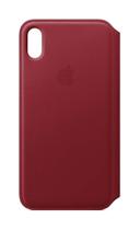 Capa Folio de couro Apple para iPhone Xs Max, produto VERMELHO