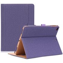 Capa Folio de couro ProCase para iPad 9,7", multiangular, roxa